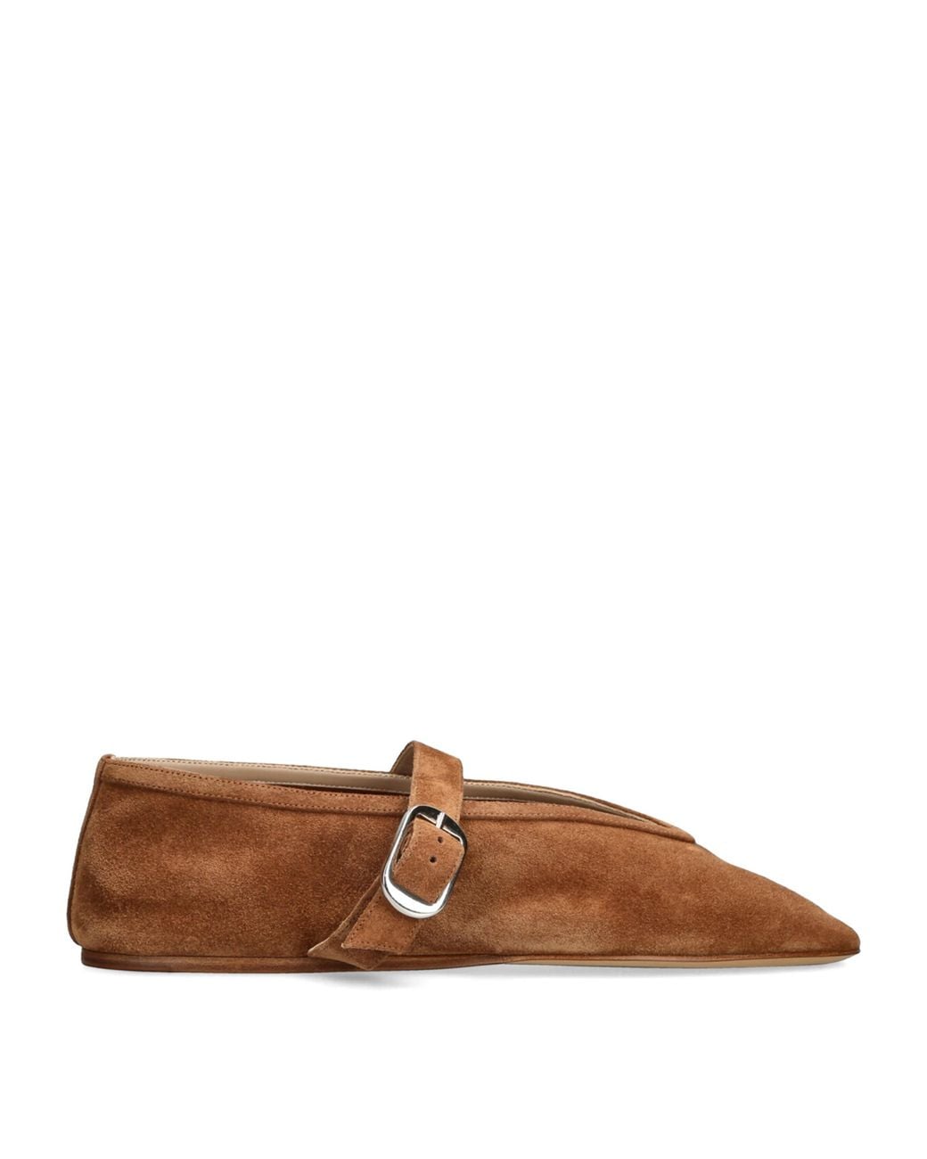 Le Monde Beryl Brown Suede Stella Flats