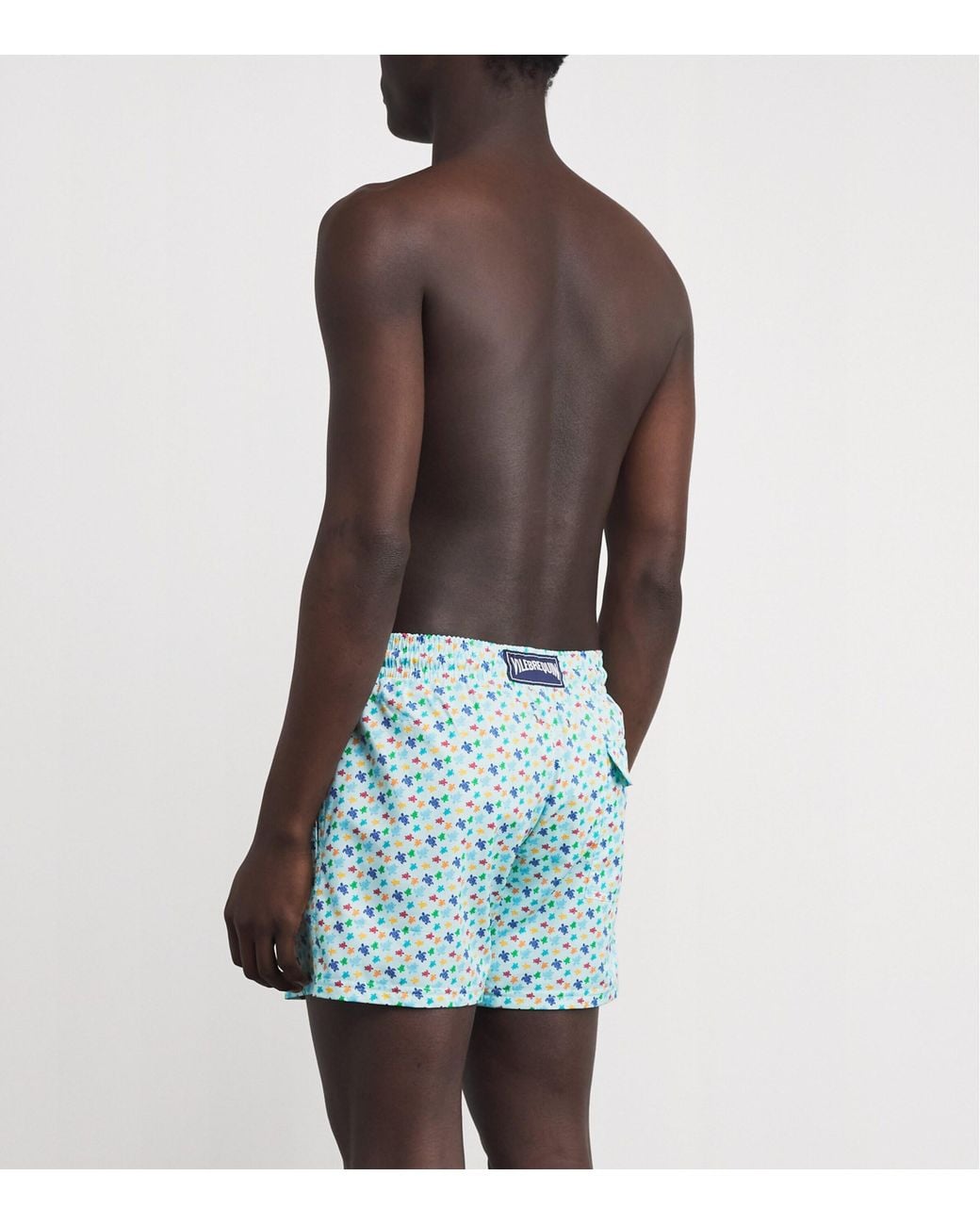 Vilebrequin Blue Turtle Print Moorise Swim Shorts for men