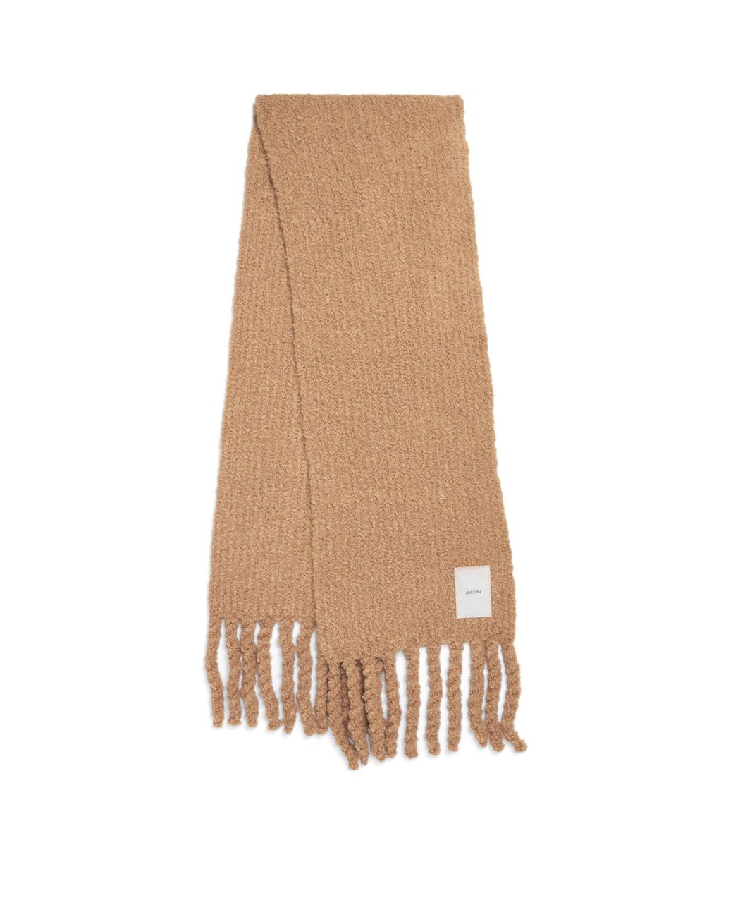Joseph Natural Bouclé Knit Scarf