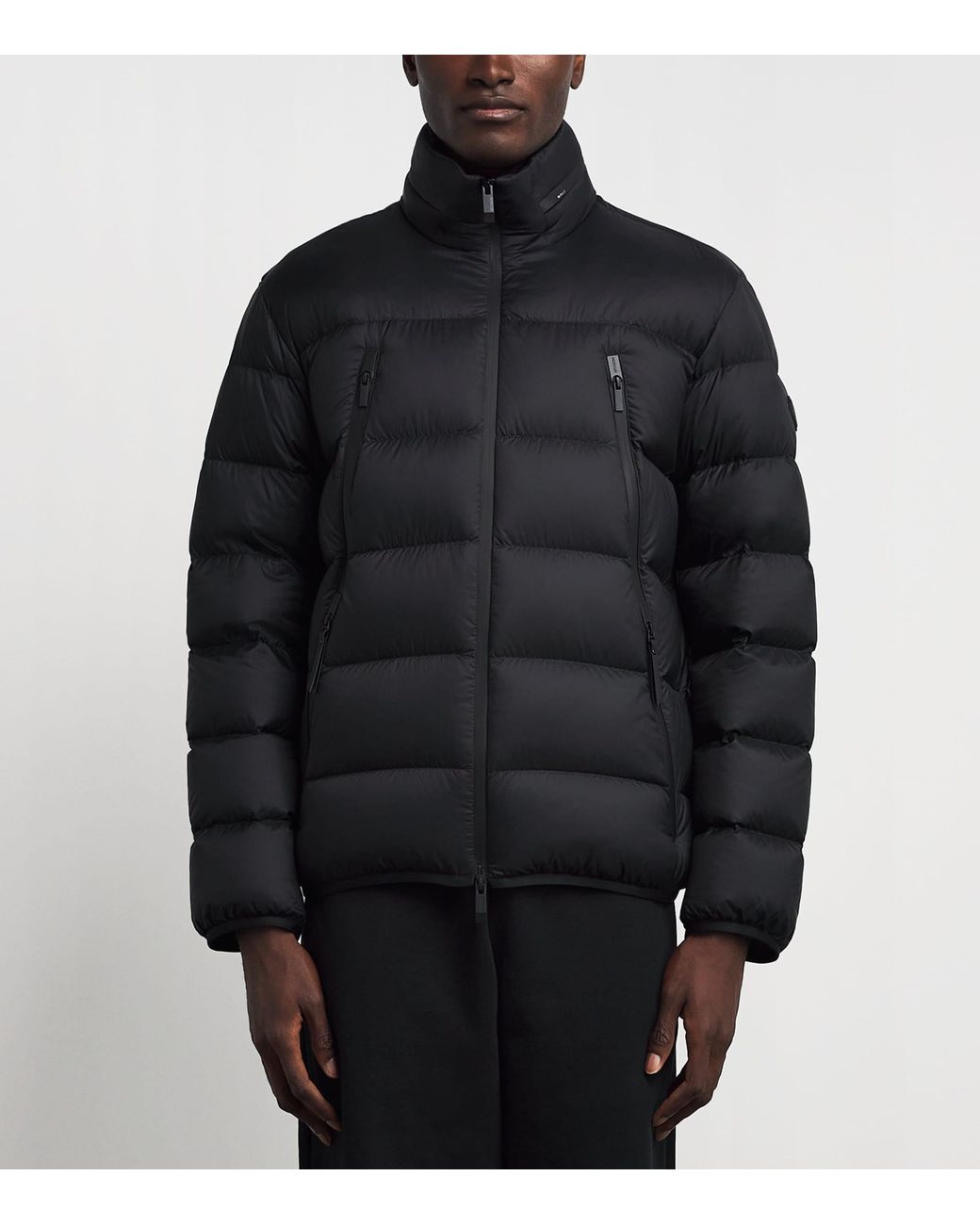 Moncler Black Down Dalalven Puffer Jacket for men