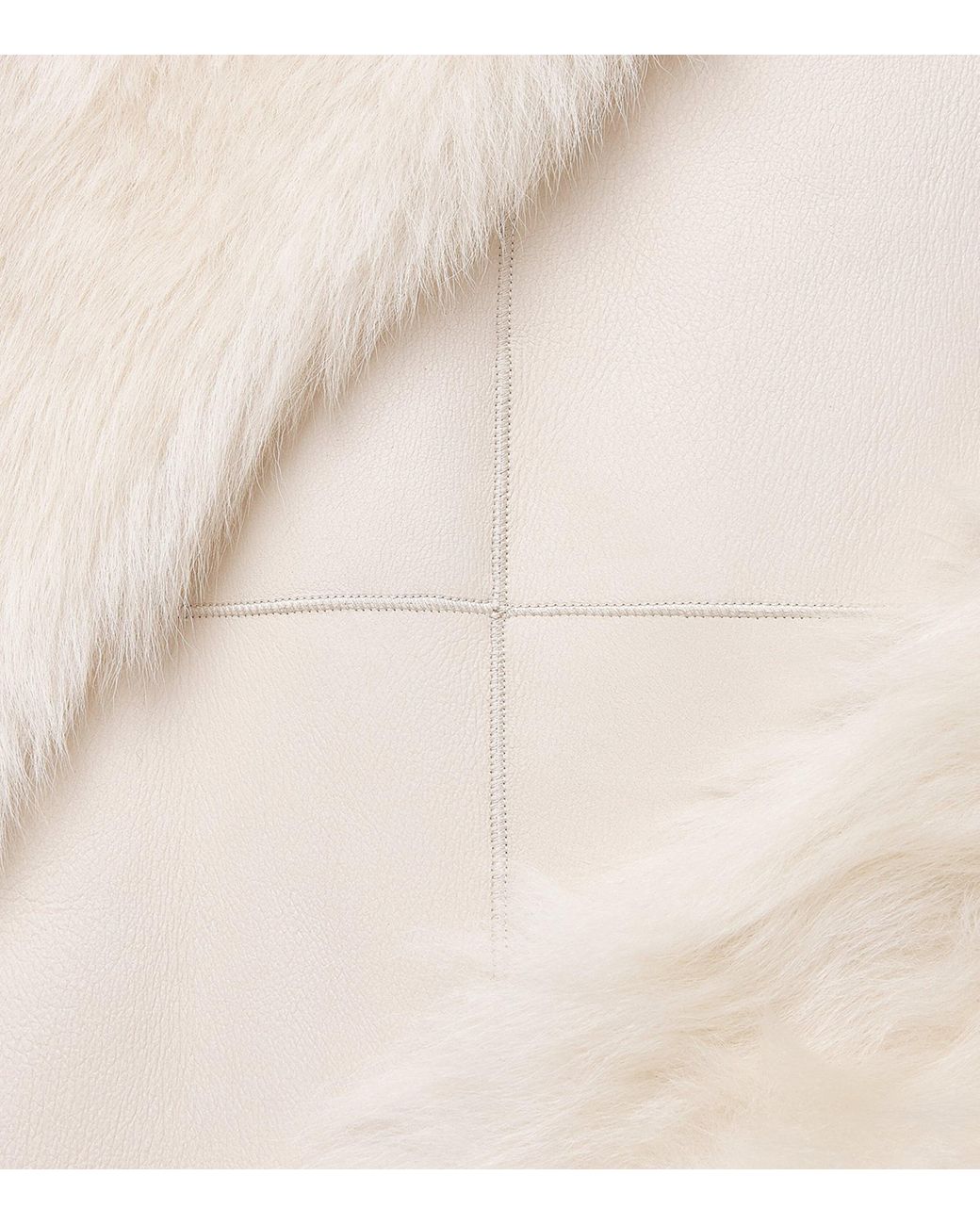 Yves Salomon Natural Lamb Fur Coat