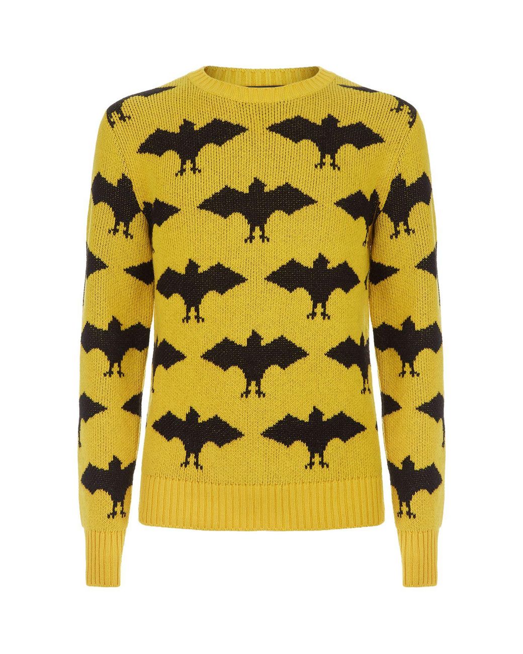 Gucci Bat Crewneck Sweater in Yellow for Men | Lyst