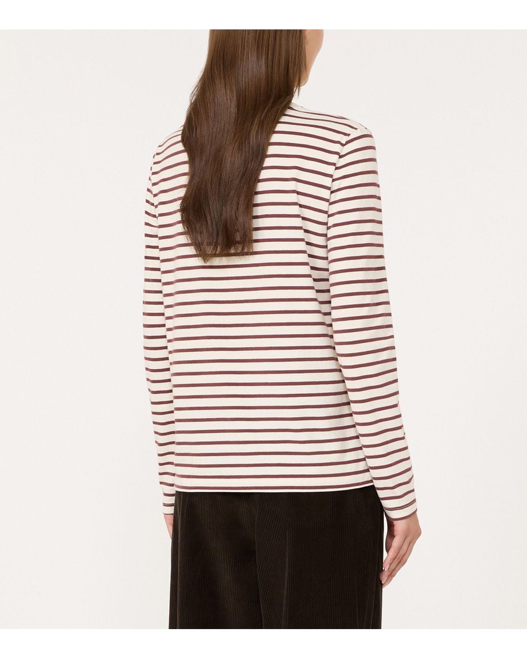 Weekend by Maxmara White Stretch-Cotton Logo T-Shirt