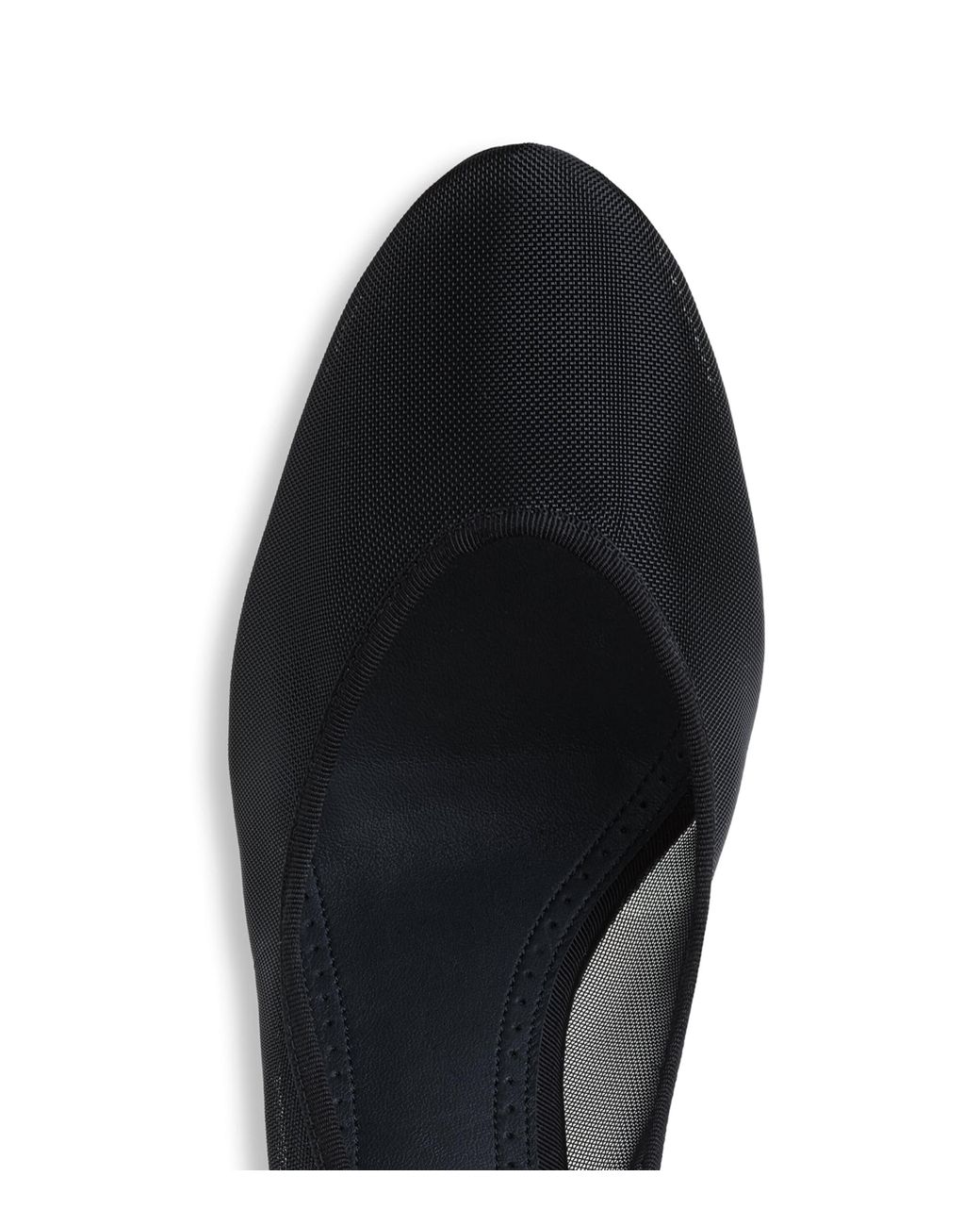 Alaïa Black Mesh Ankle-Strap Pumps 100