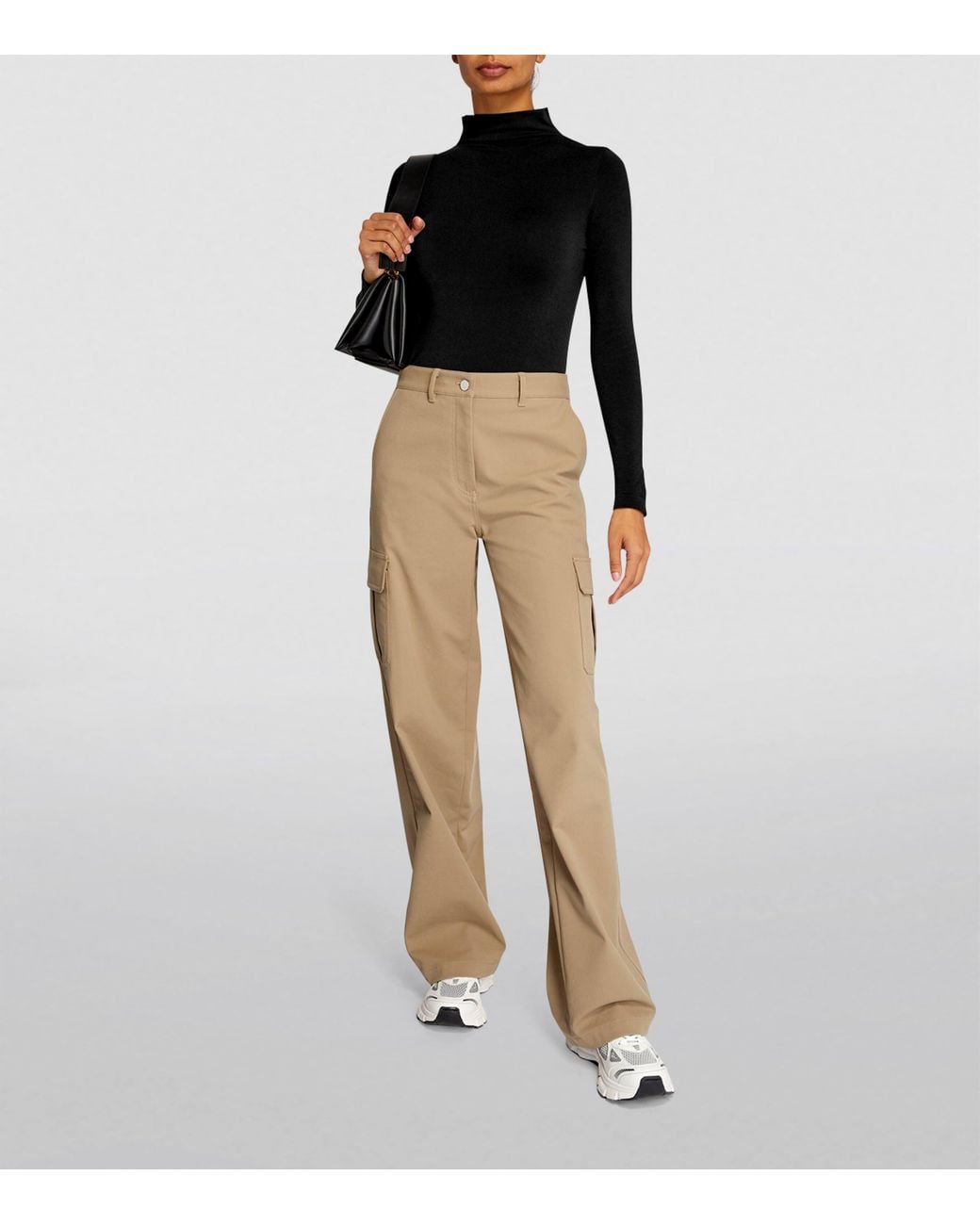 Falke Black Seamless Rollneck Bodysuit