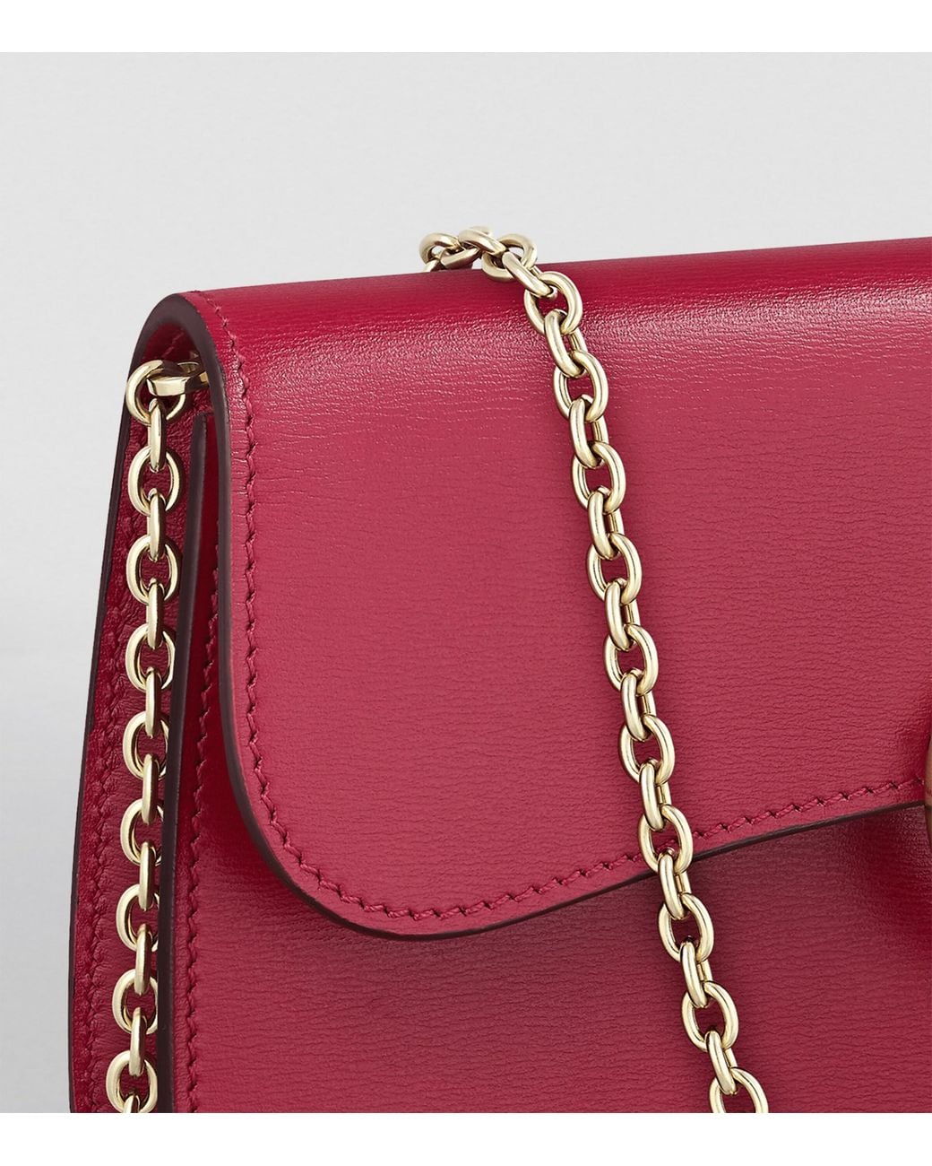 Cartier Red Mini Leather Panthère De Cross-Body Bag