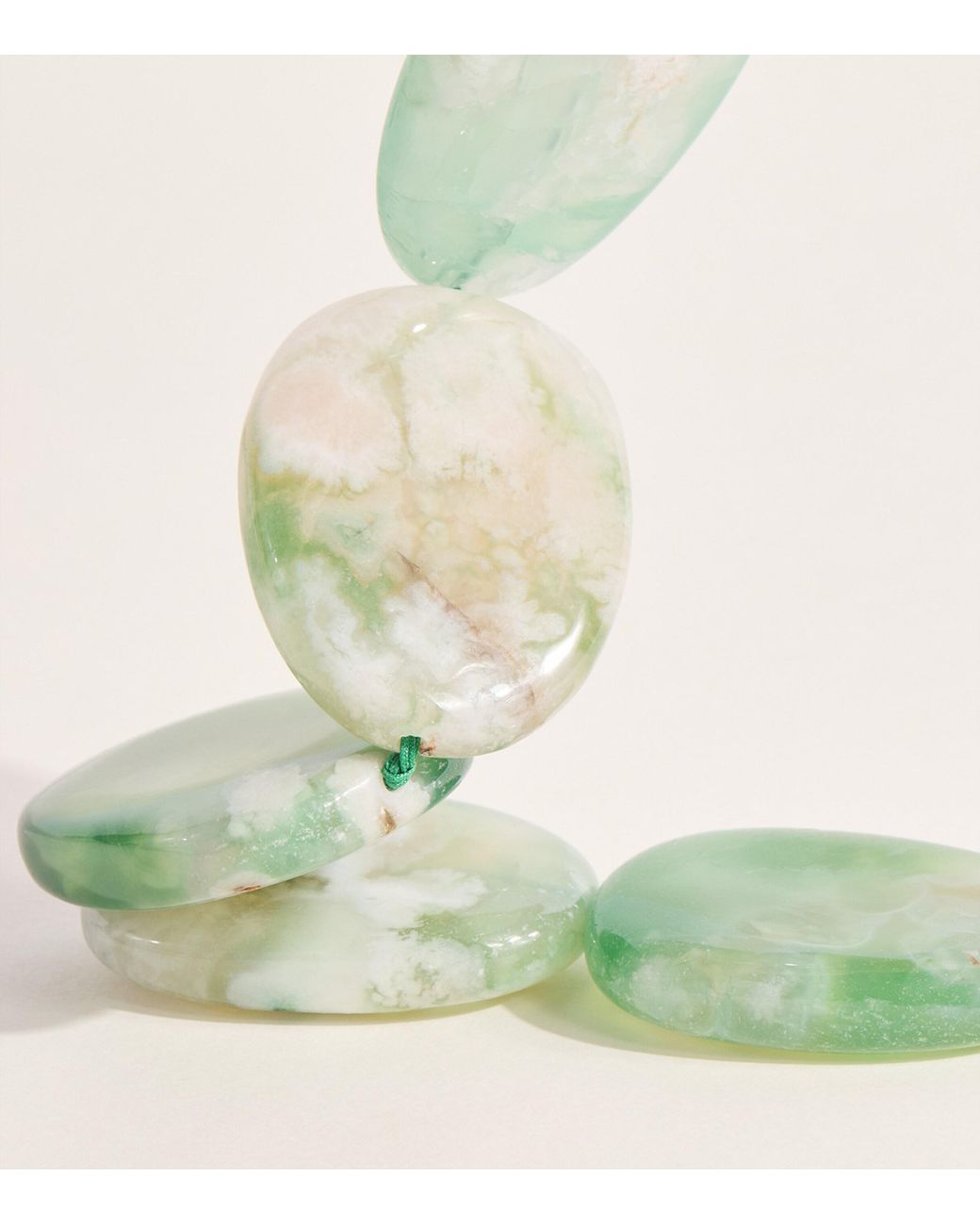 COMPLETEDWORKS Green Plated Mixed Bead Necklace