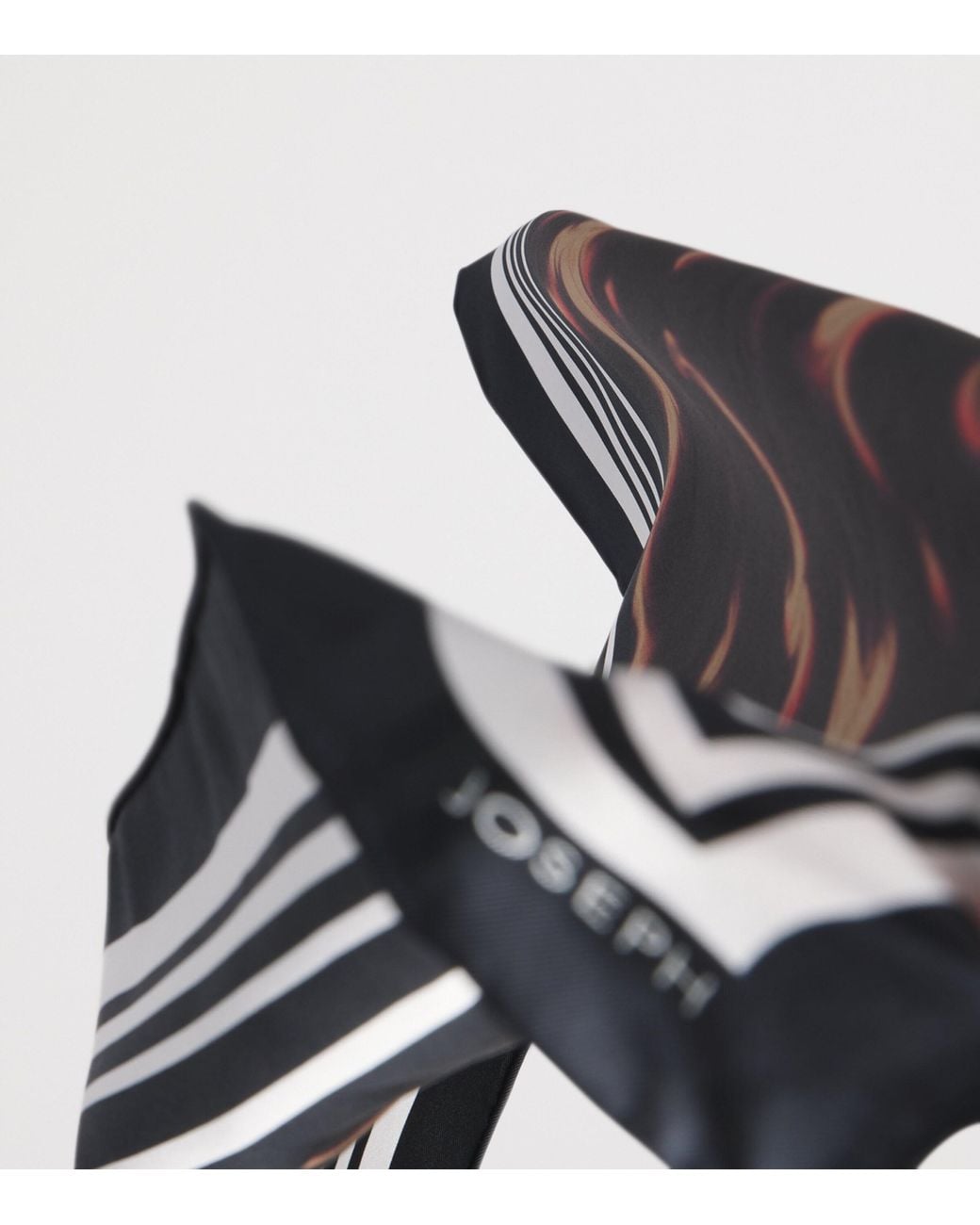 Joseph Black Silk Danica Scarf