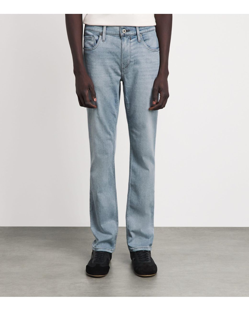 PAIGE Blue Federal Slim-Straight Jeans for men