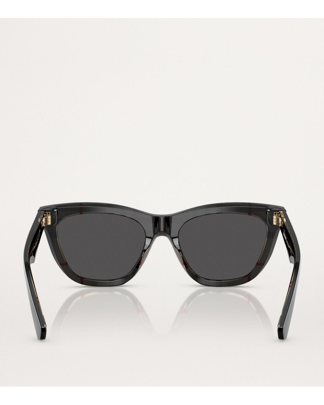 Burberry Gray Acetate Wayfarer Sunglasses