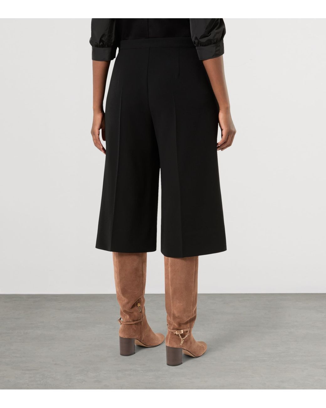 Marina Rinaldi Black Tailored Bermuda Shorts