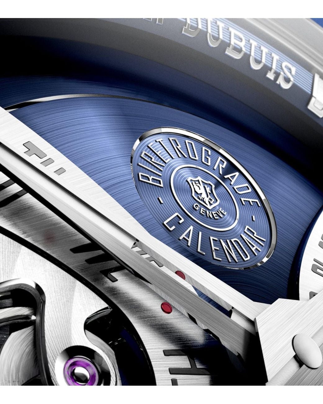 Roger Dubuis Gray Stainless Steel Excalibur Biretrograde Calendar Watch
