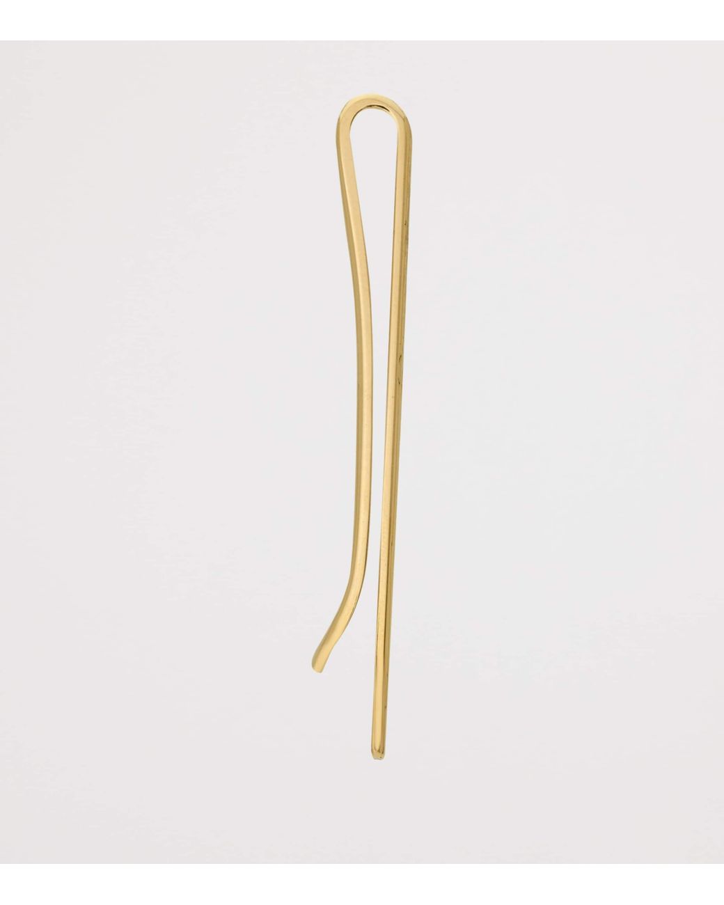 Saint Laurent Natural Striated Tie Clip for men