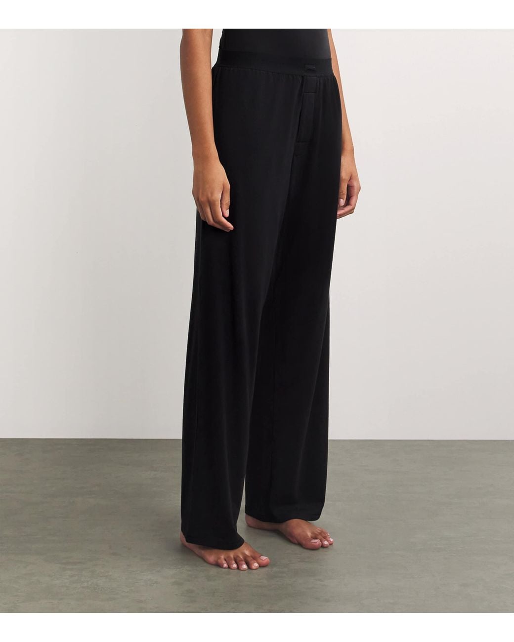 Skims Black Boyfriend Sweatpants