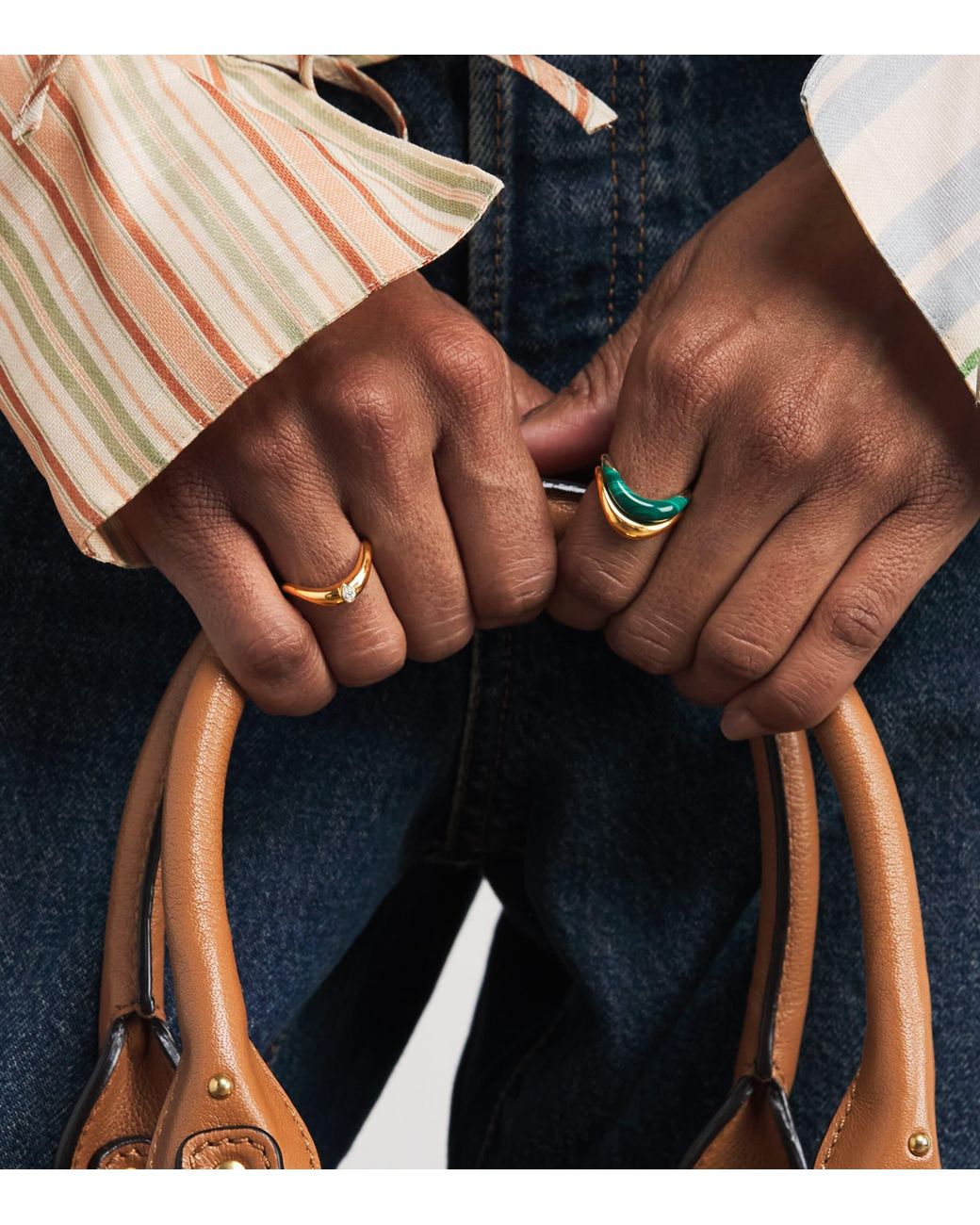 L'Atelier Nawbar Natural Boa Stackable Stone Ring