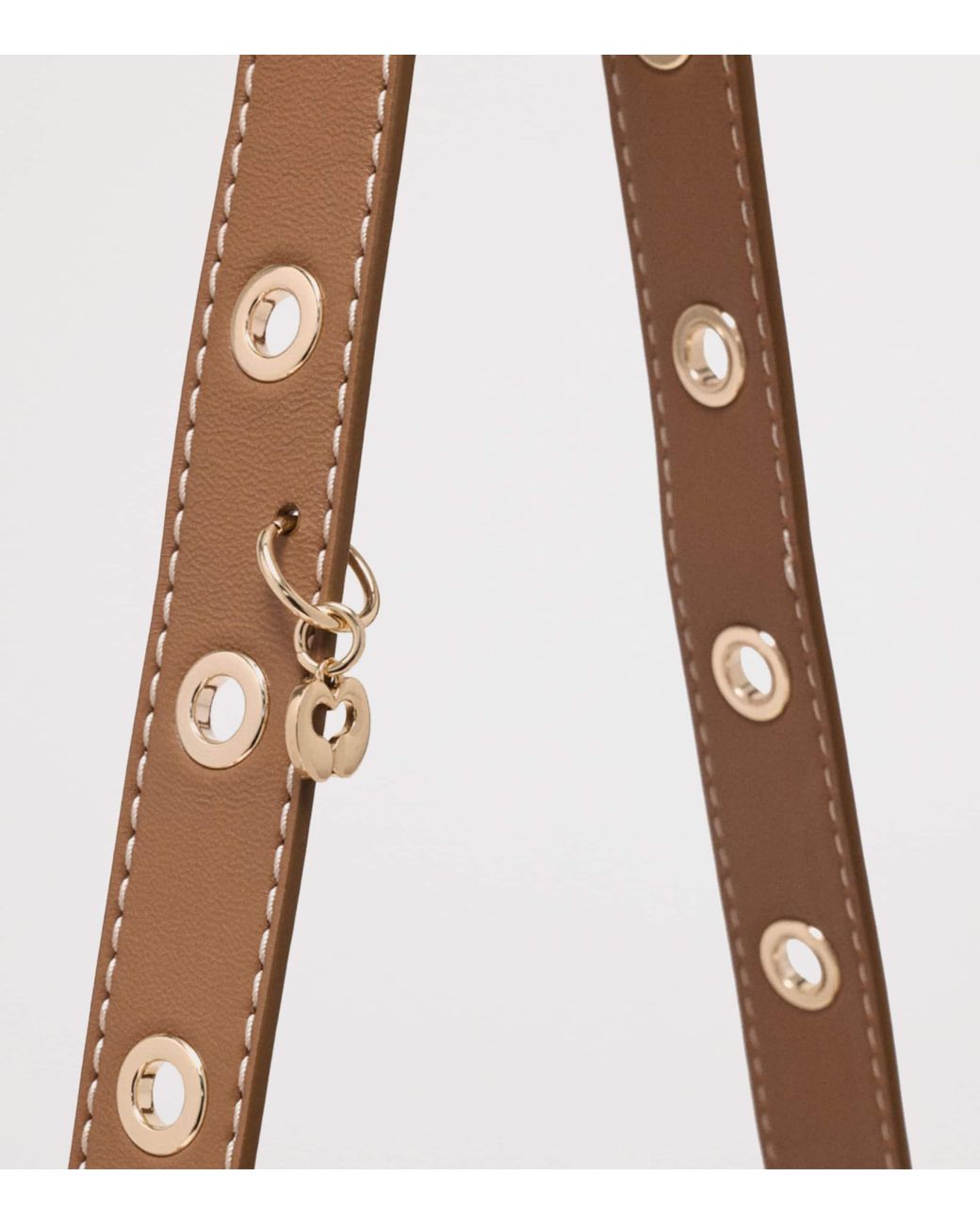 Maje Natural Small Canvas Miss M Shoulder Bag