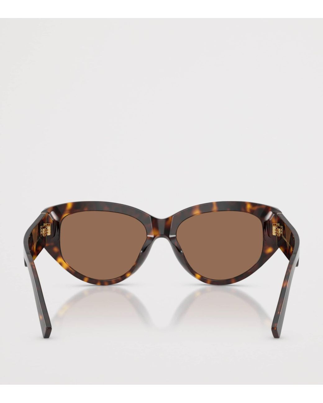 Dolce & Gabbana Brown Tortoiseshell Cat Eye Sunglasses