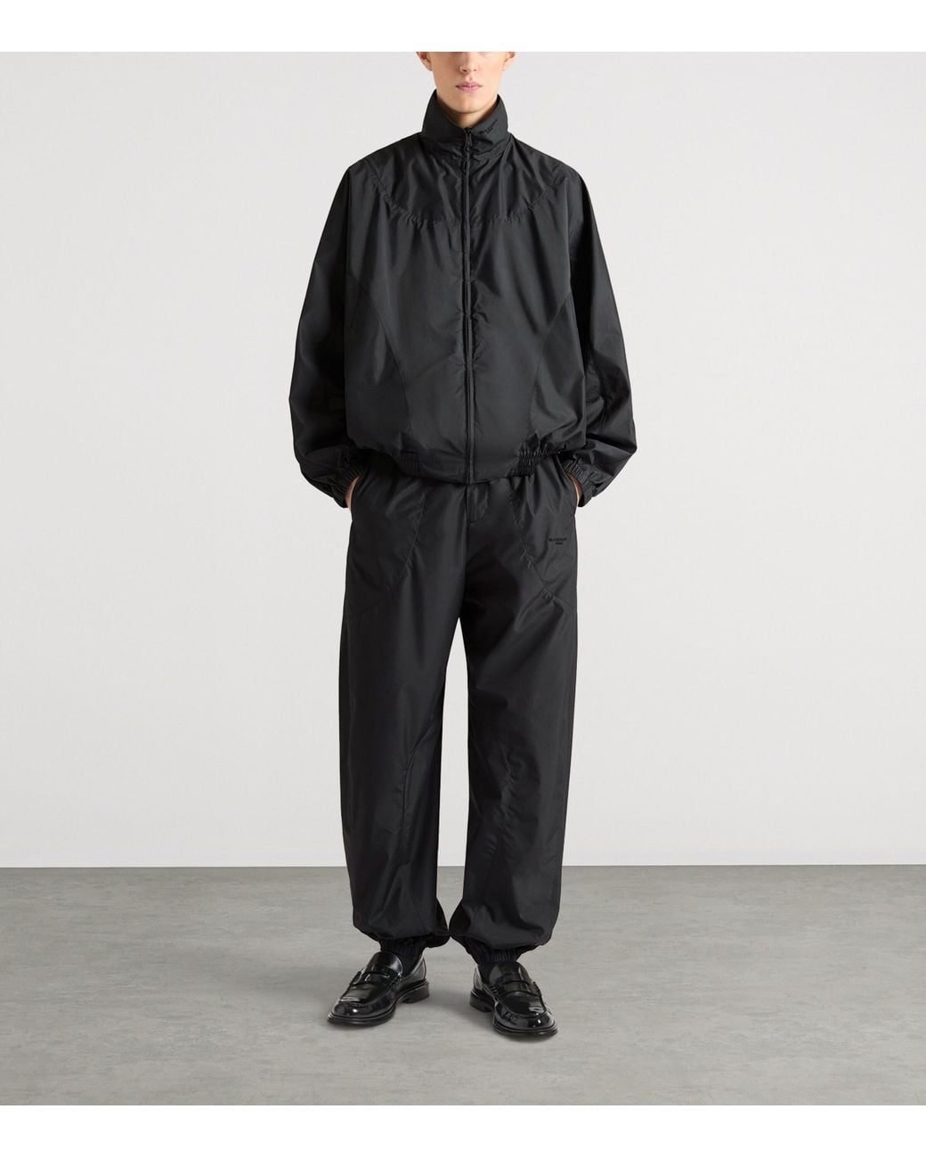 Givenchy Black Technical Wide-Leg Trousers for men