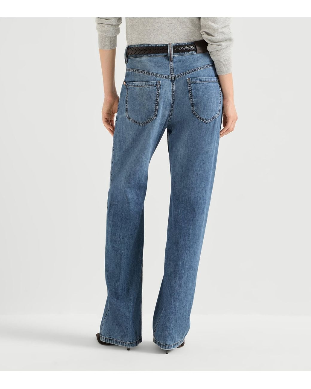 Brunello Cucinelli Blue Relaxed Jeans