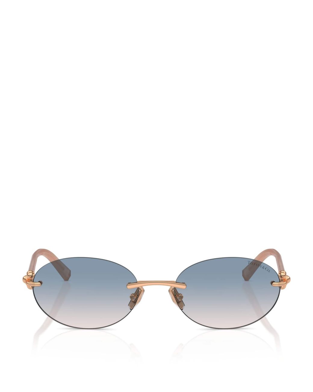 Tiffany & Co Blue Metal Oval Tf3104D Sunglasses