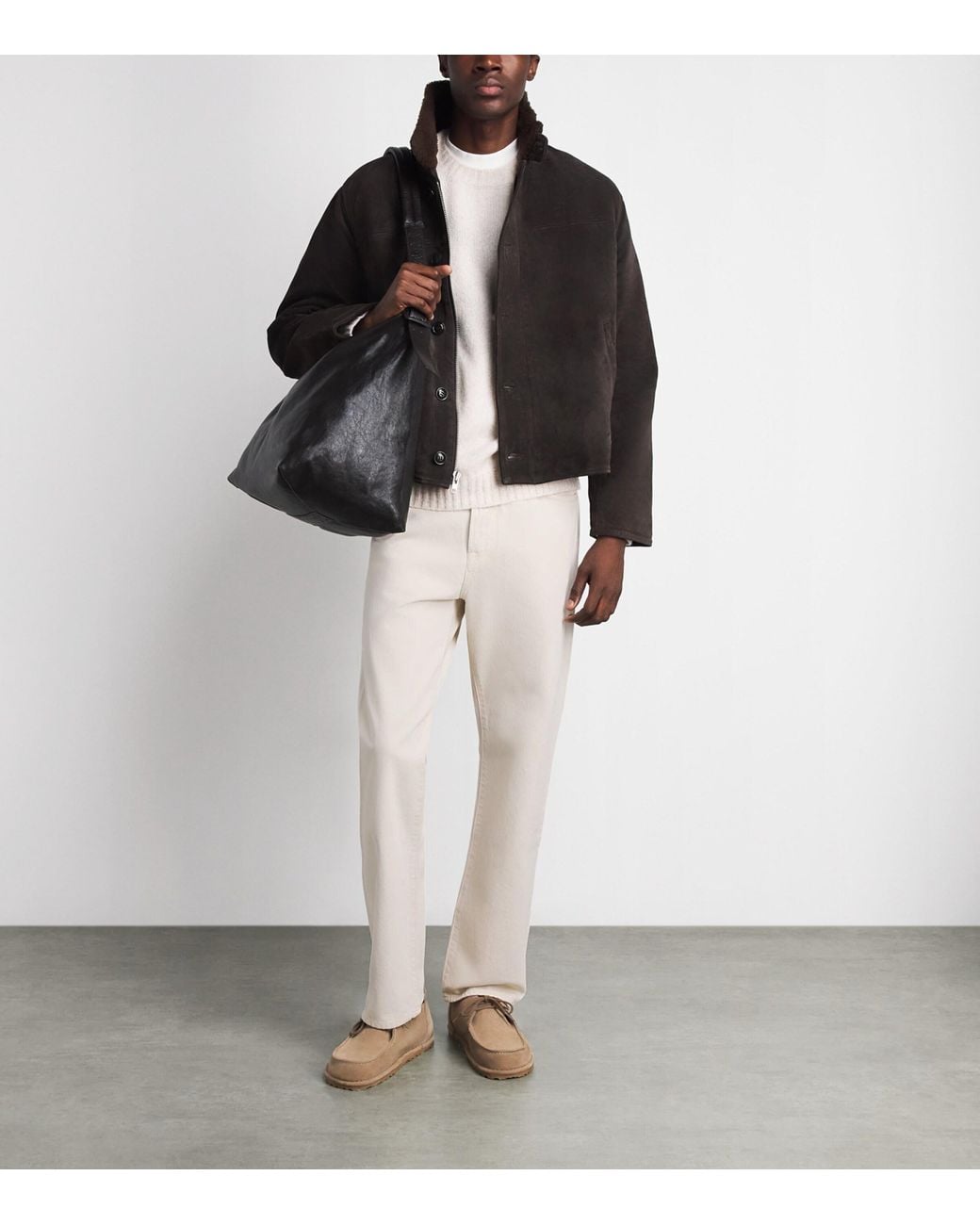 Citizens of Humanity White Twill Beau Straight Jeans for men