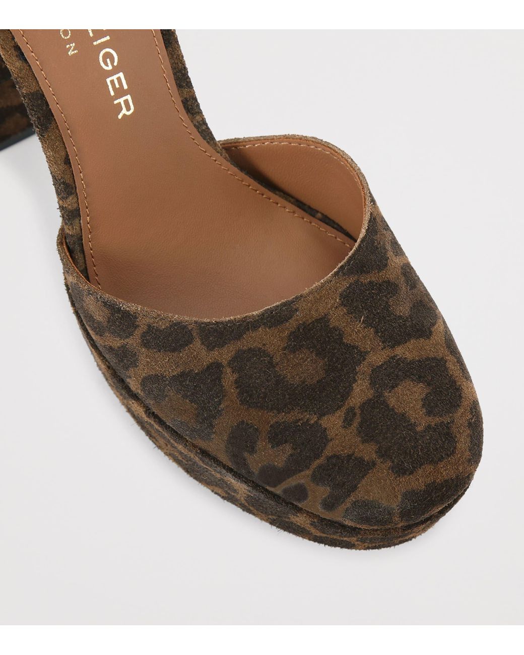 Kurt Geiger Brown Suede Shoreditch Platform Heels