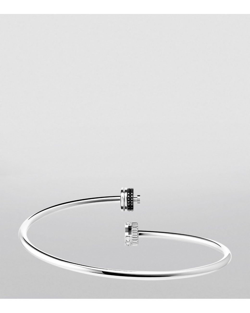 Boucheron White And Diamond Quatre Bangle