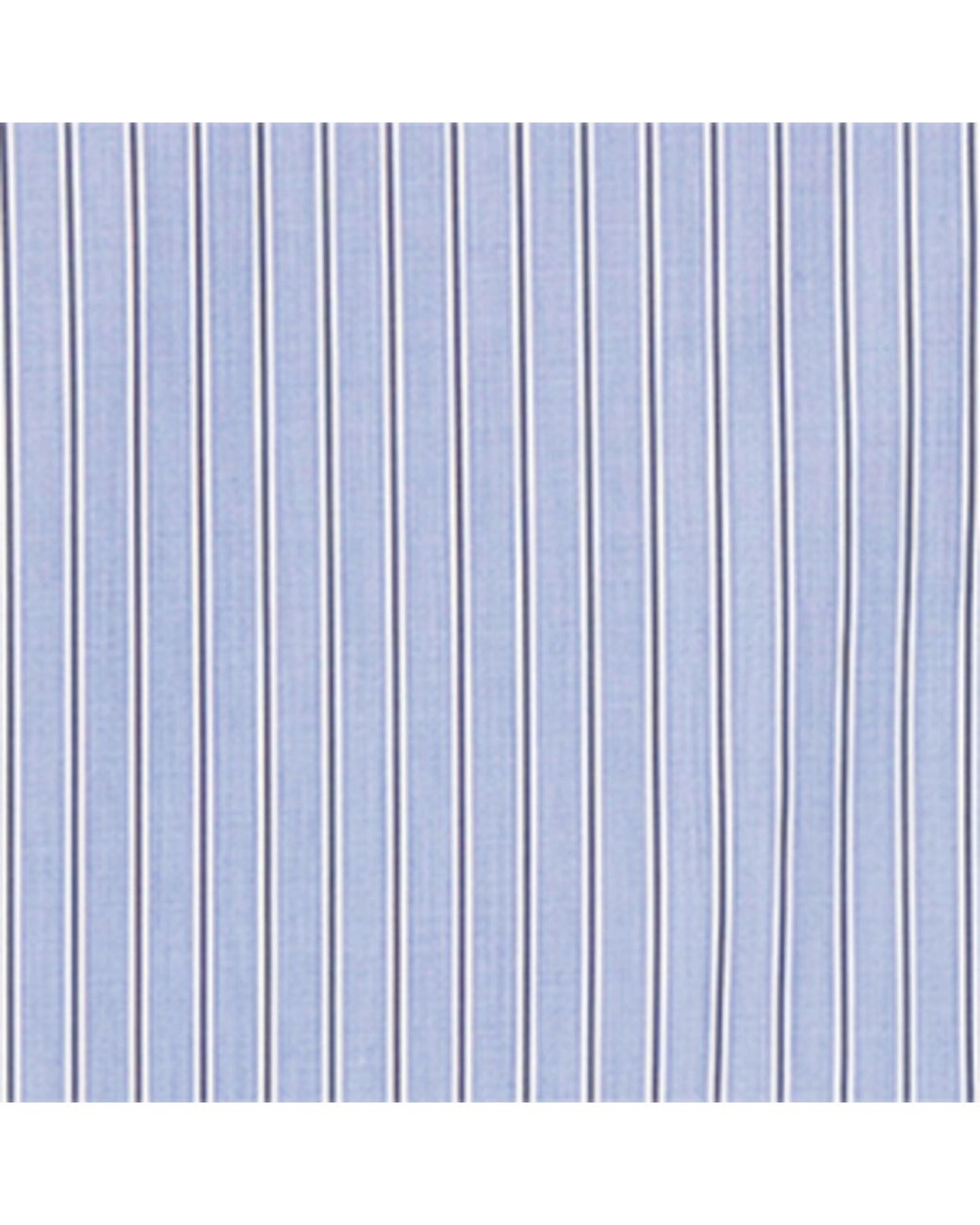 Givenchy Blue Cotton Stripe Couture Seam Shirt for men