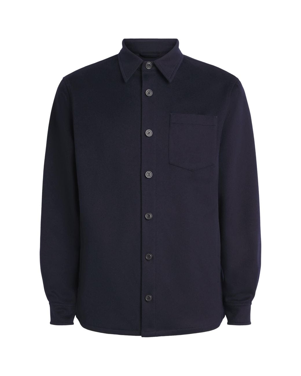 Paul & Shark Blue Cashmere Overshirt for men