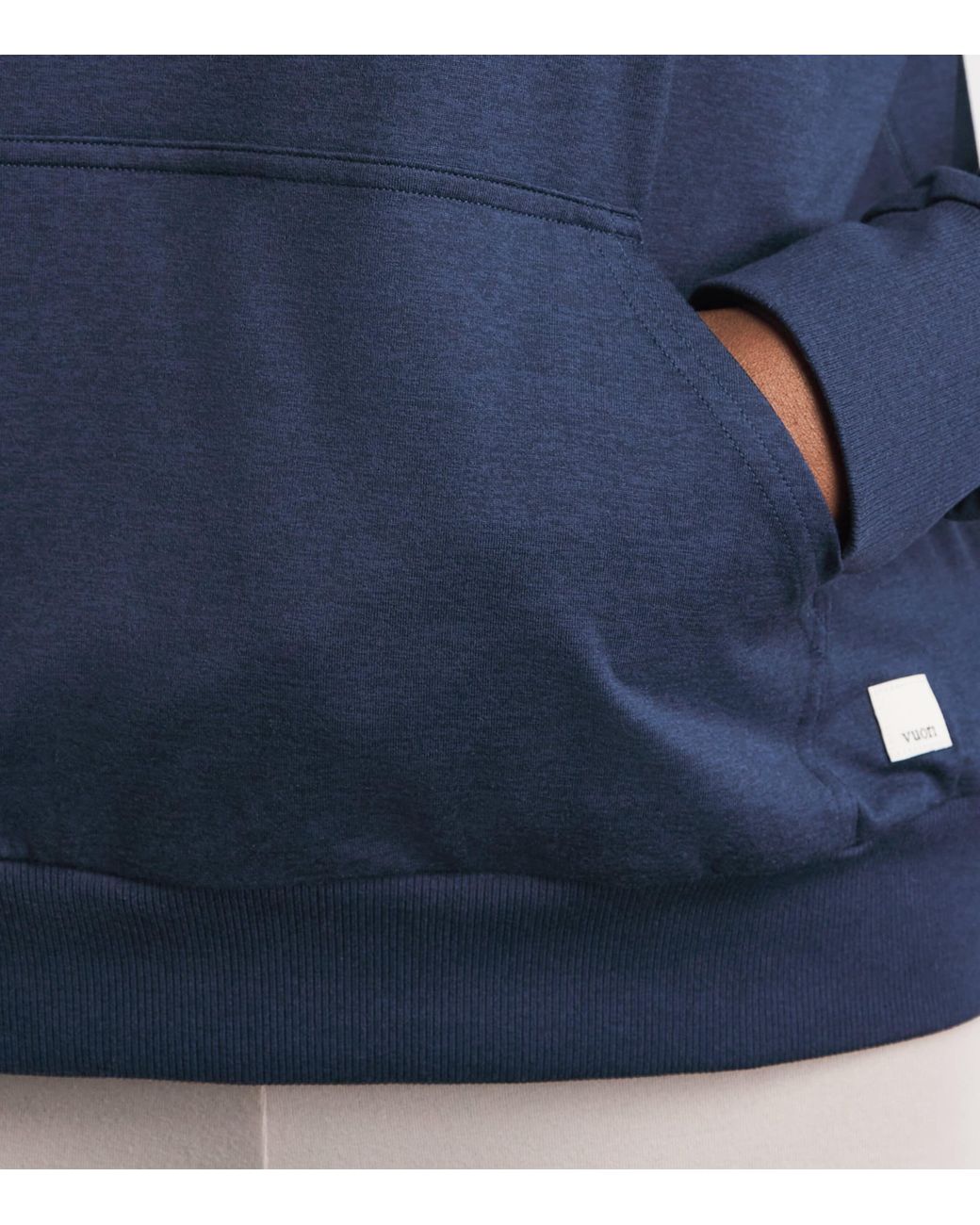 vuori Blue Modern Halo Hoodie