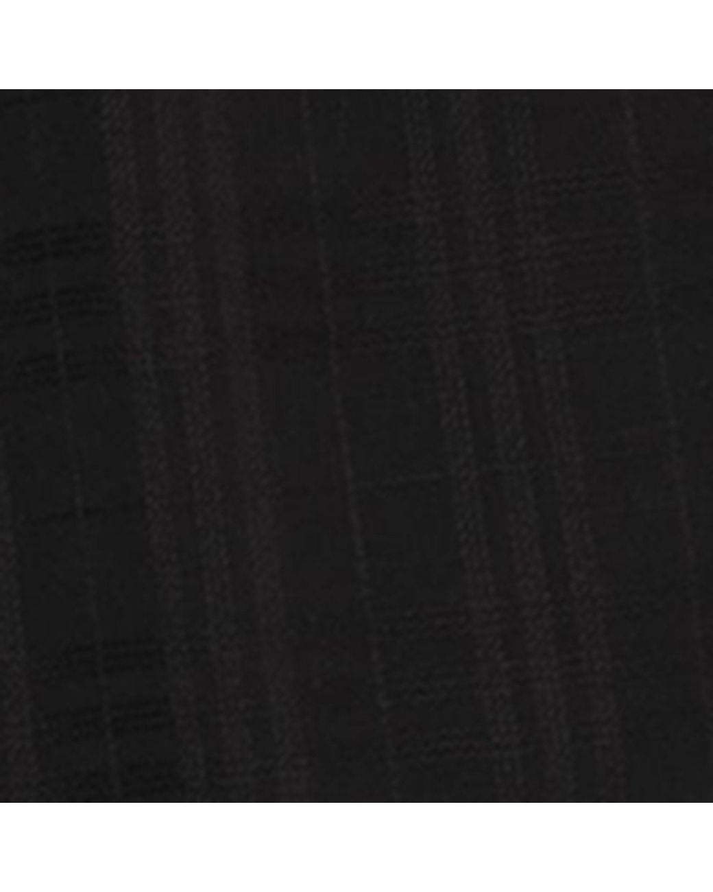 Burberry Black Cotton Voile Check Print Shorts for men