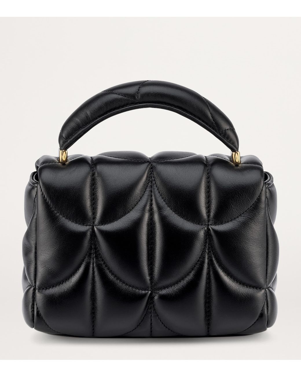 BVLGARI Black Small Serpenti Sugarloaf Top-Handle Bag