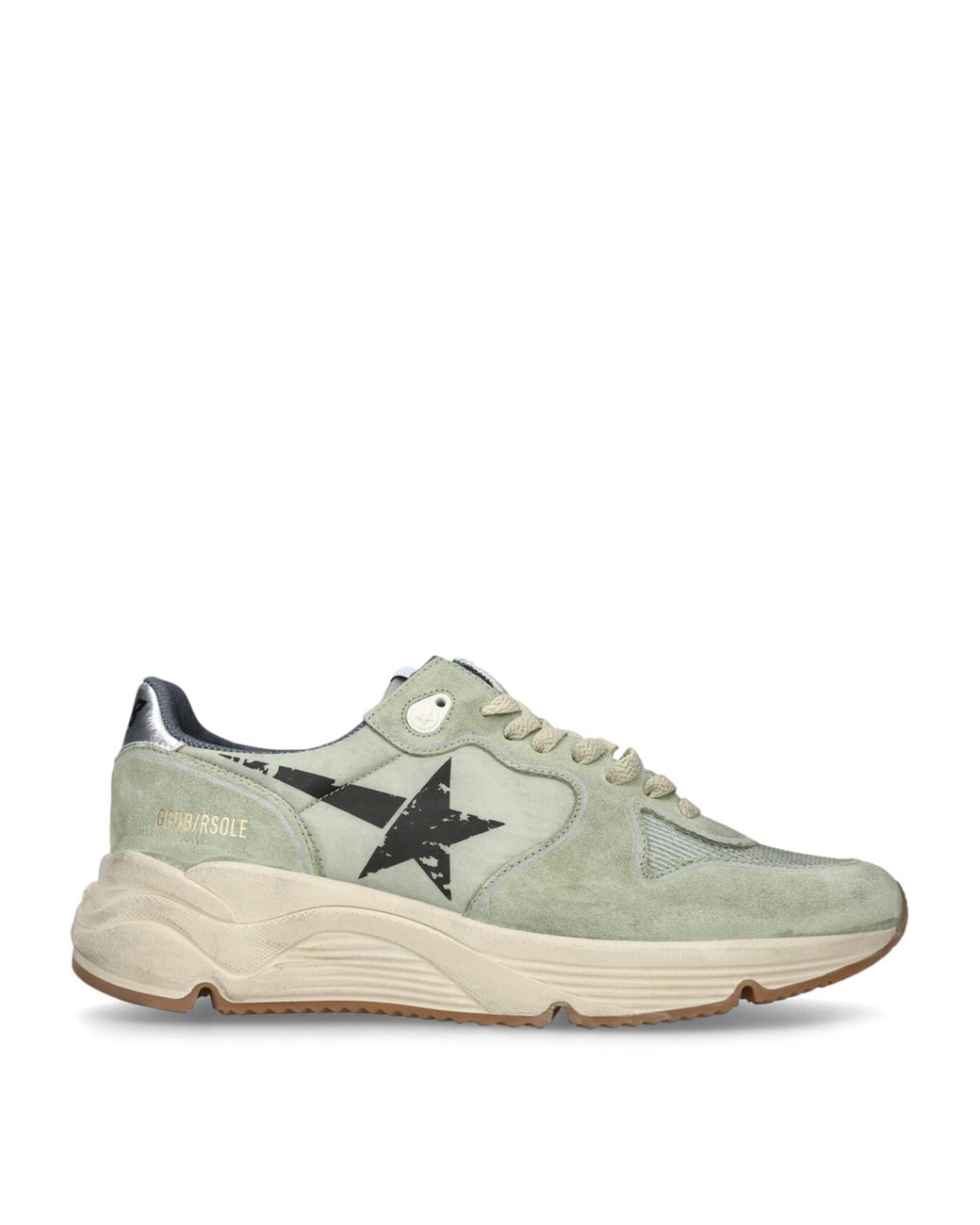 Golden Goose Deluxe Brand Green Running Sole Sneakers for men