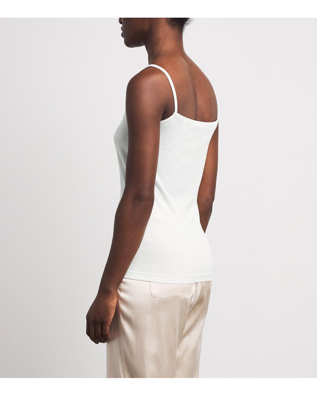 Wolford White Modal-Blend Aurora Tank Top