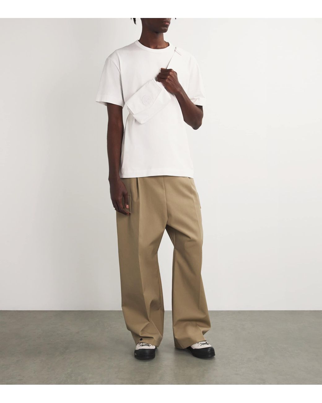 Canada Goose White Relaxed Gladstone T-Shirt for men