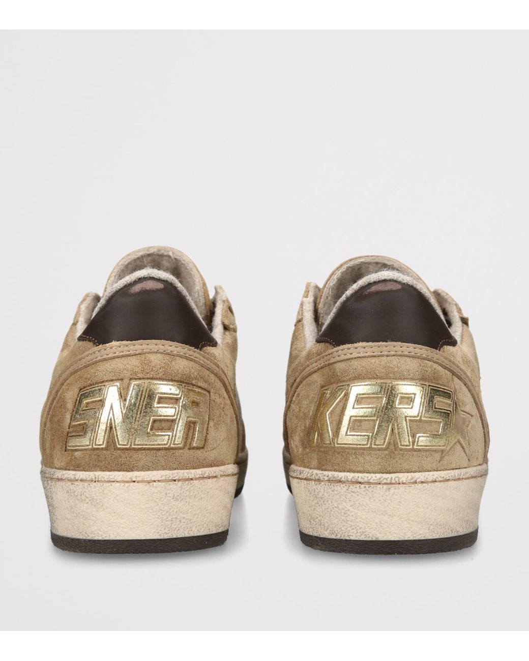 Golden Goose Deluxe Brand Brown Suede Ball Star Sneakers