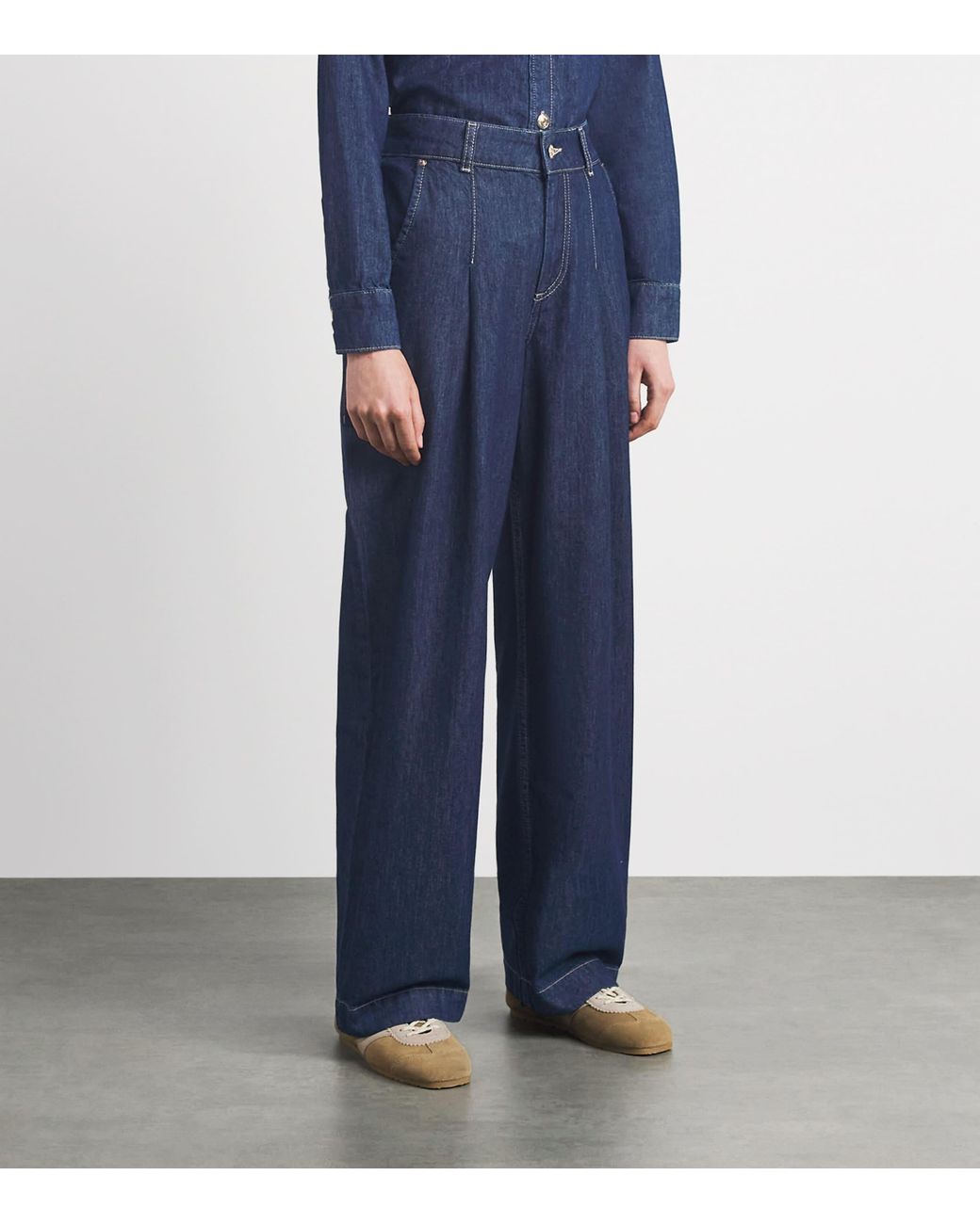 Claudie Pierlot Blue Barrel Jeans