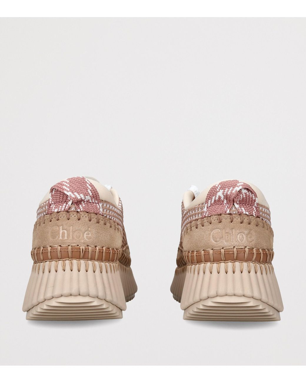 Chloé Brown Nama Runner Sneakers