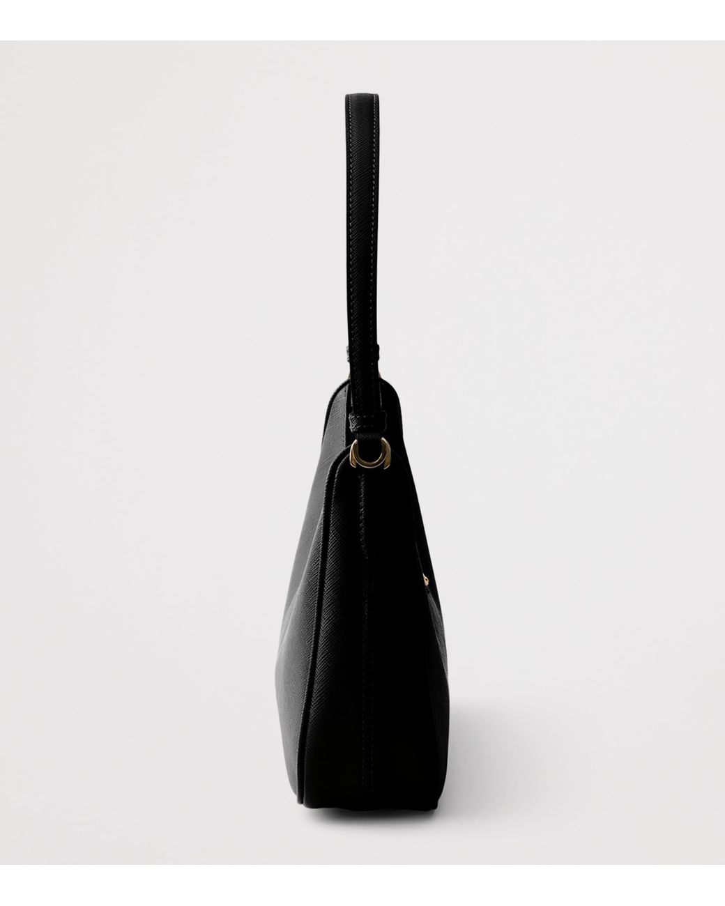Prada Black Mini Saffiano Leather Re-Edition 2005 Top-Handle Bag