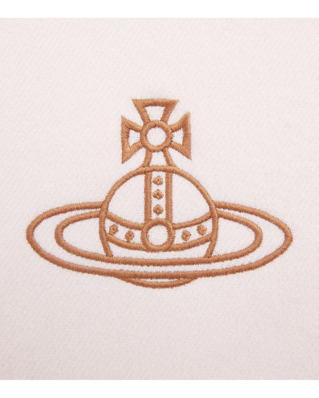 Vivienne Westwood Pink Wool Orb Scarf