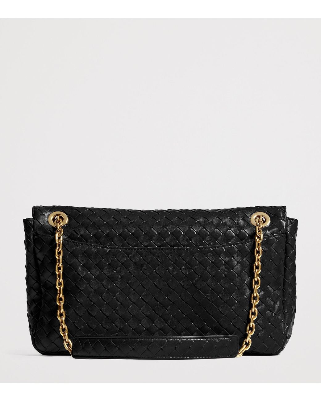 Bottega Veneta Black Leather Madison Shoulder Bag
