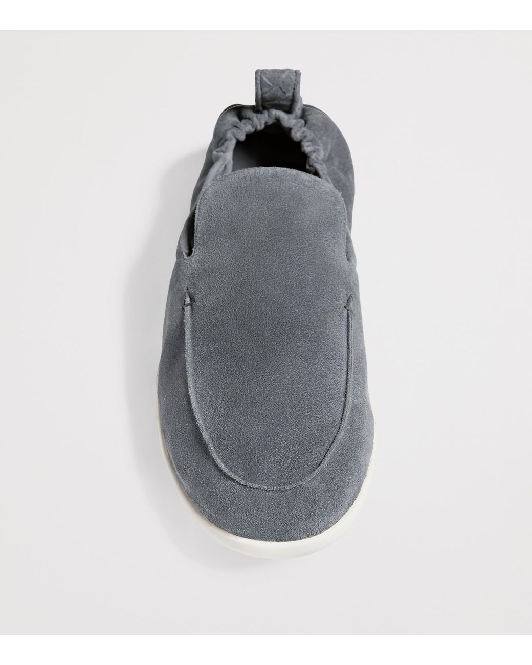 Bottega Veneta Blue Suede Dawson Loafers
