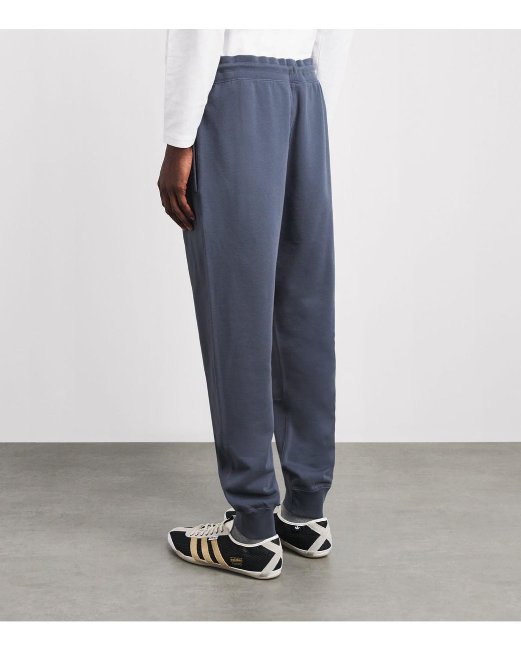 Canada Goose Blue Organic Cotton Loon Sweatpants for men