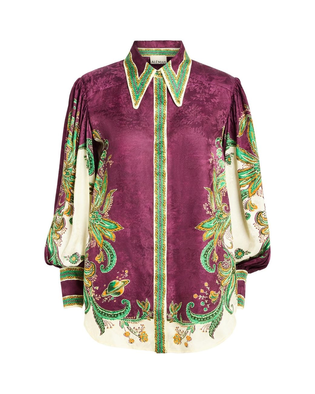 ALÉMAIS Multicolor Printed Ruthie Shirt