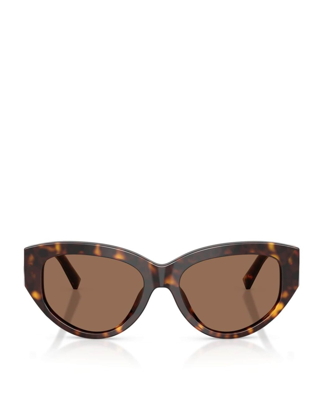 Dolce & Gabbana Brown Tortoiseshell Cat Eye Sunglasses
