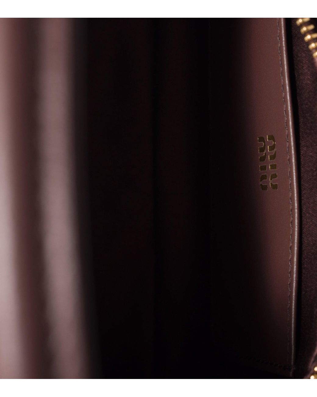 Miu Miu Purple Leather Pouch