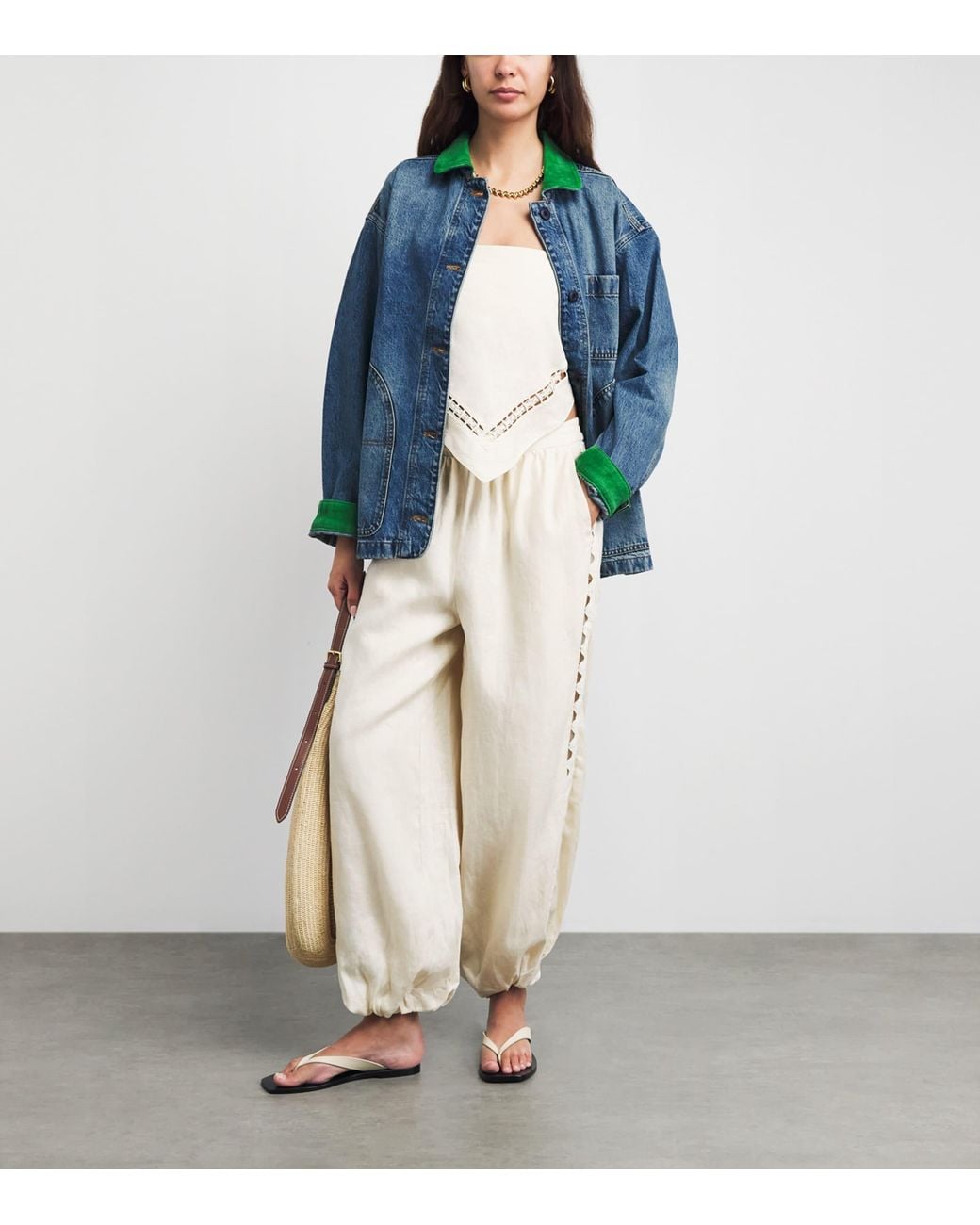 Doen Blue Pascual Barn Denim Jacket
