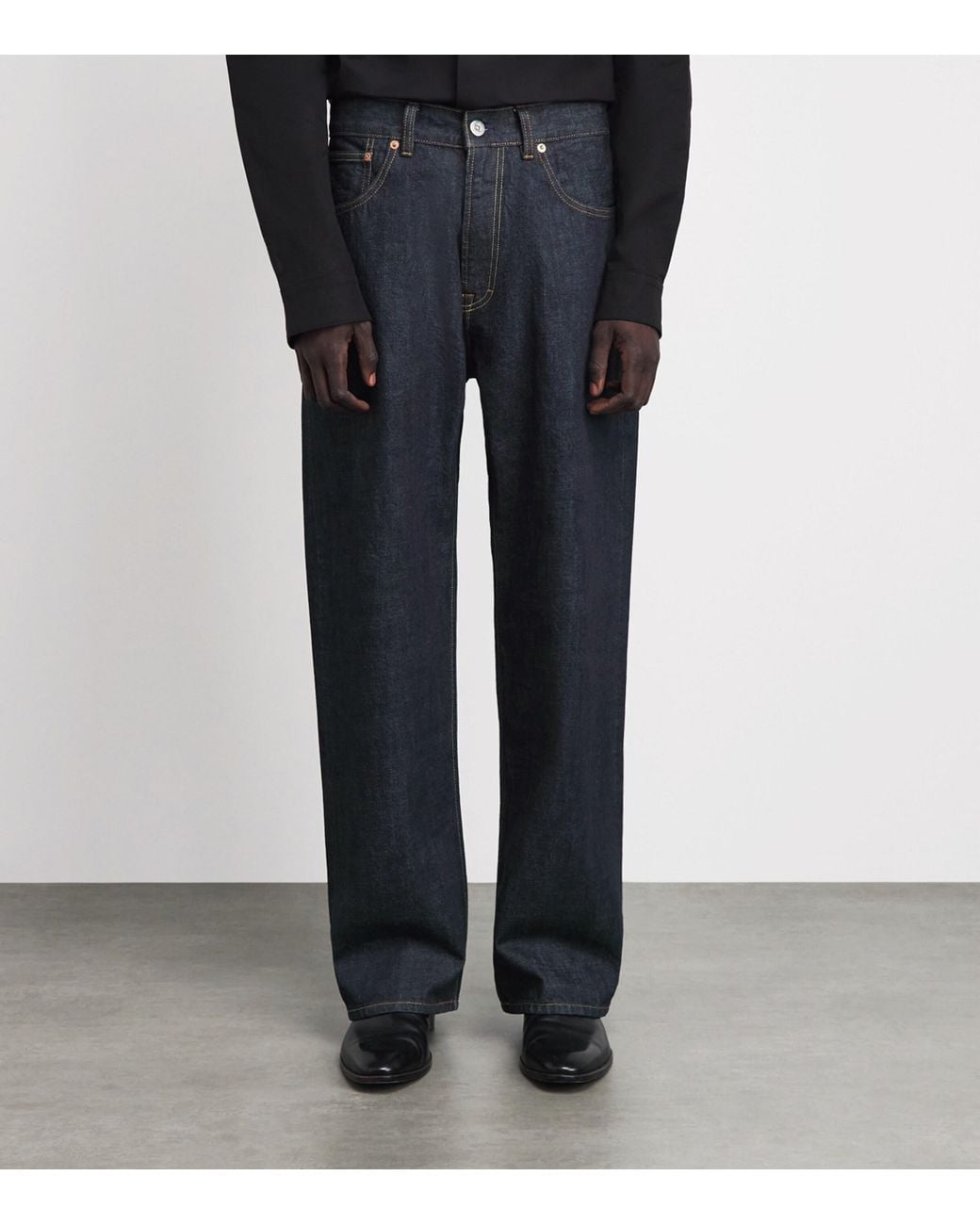 Our Legacy Blue Third Cut Wide-Leg Jeans for men