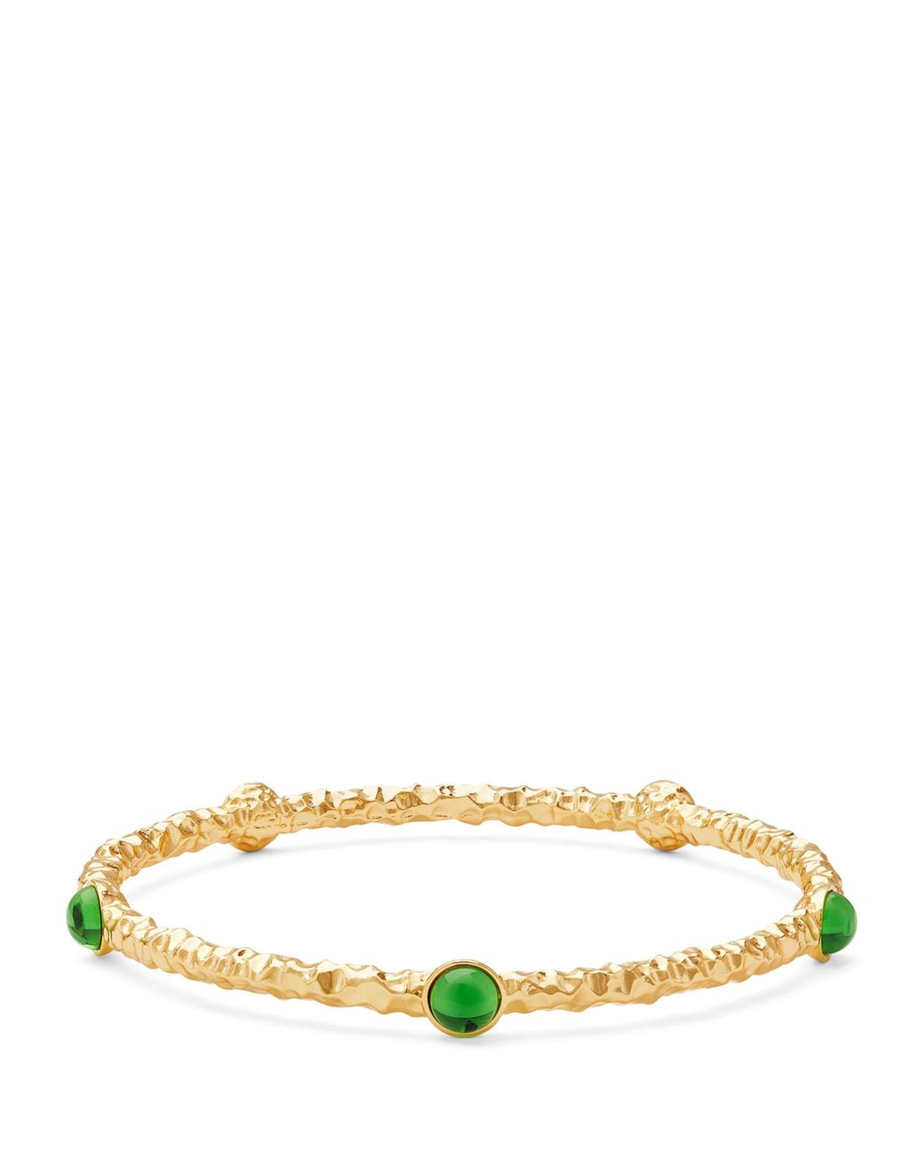 Halcyon Days Natural Plated Cabochon Bangle