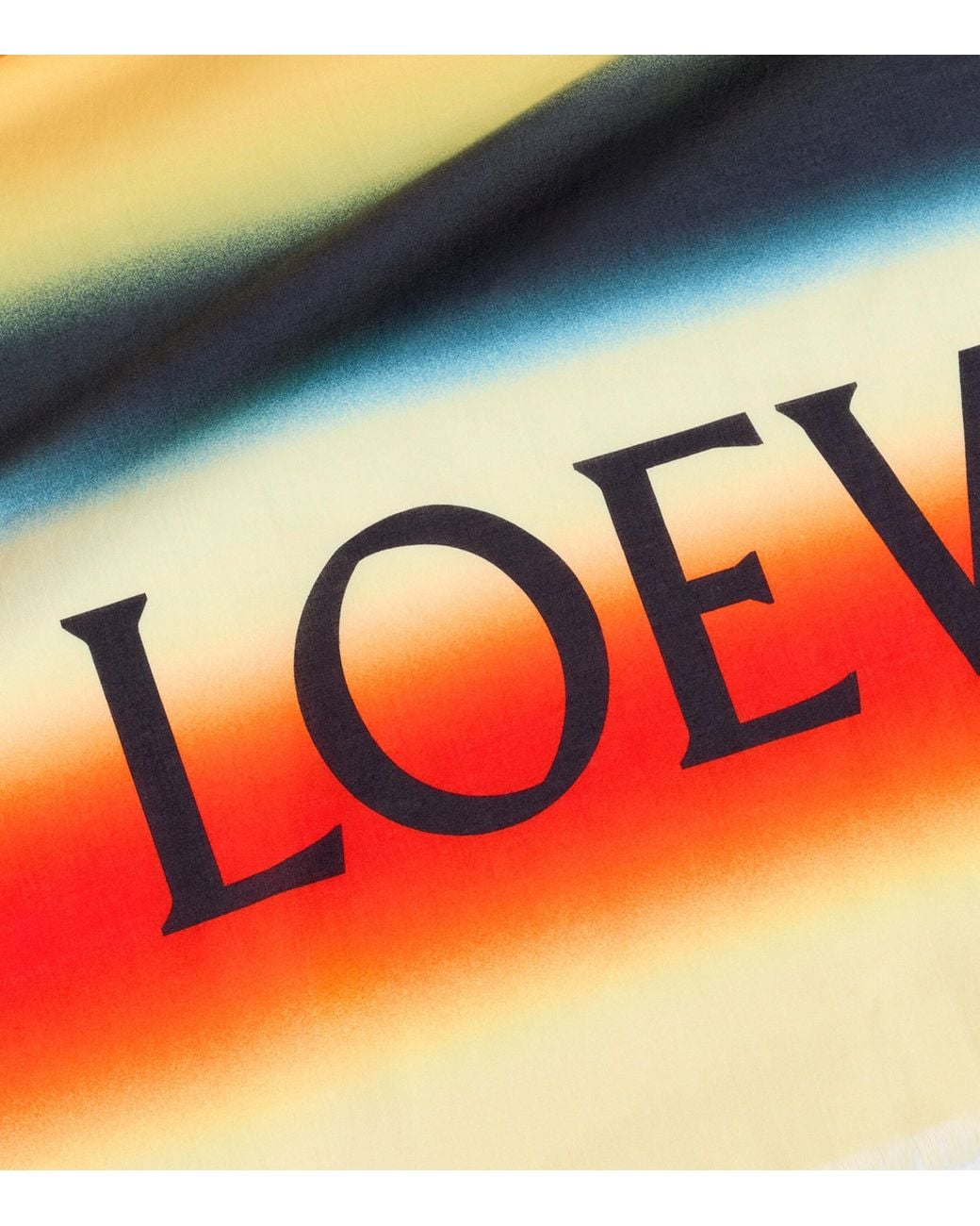 Loewe Orange X Paula's Ibiza Cotton Stripe Pareo